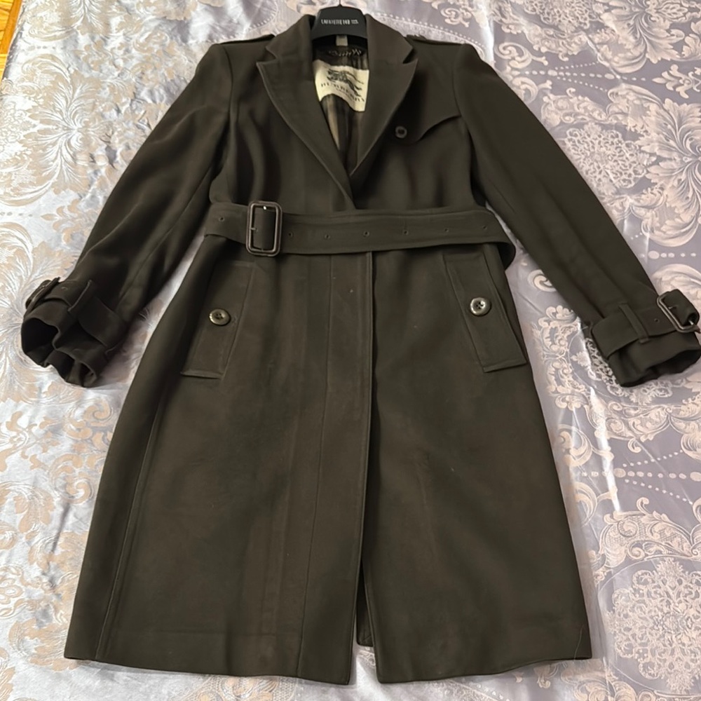 Brown Belted Trench Coat